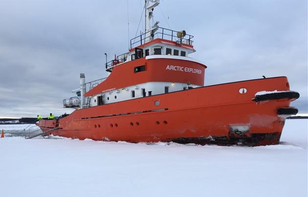 A picture of the Artic Explorer, Pressbild