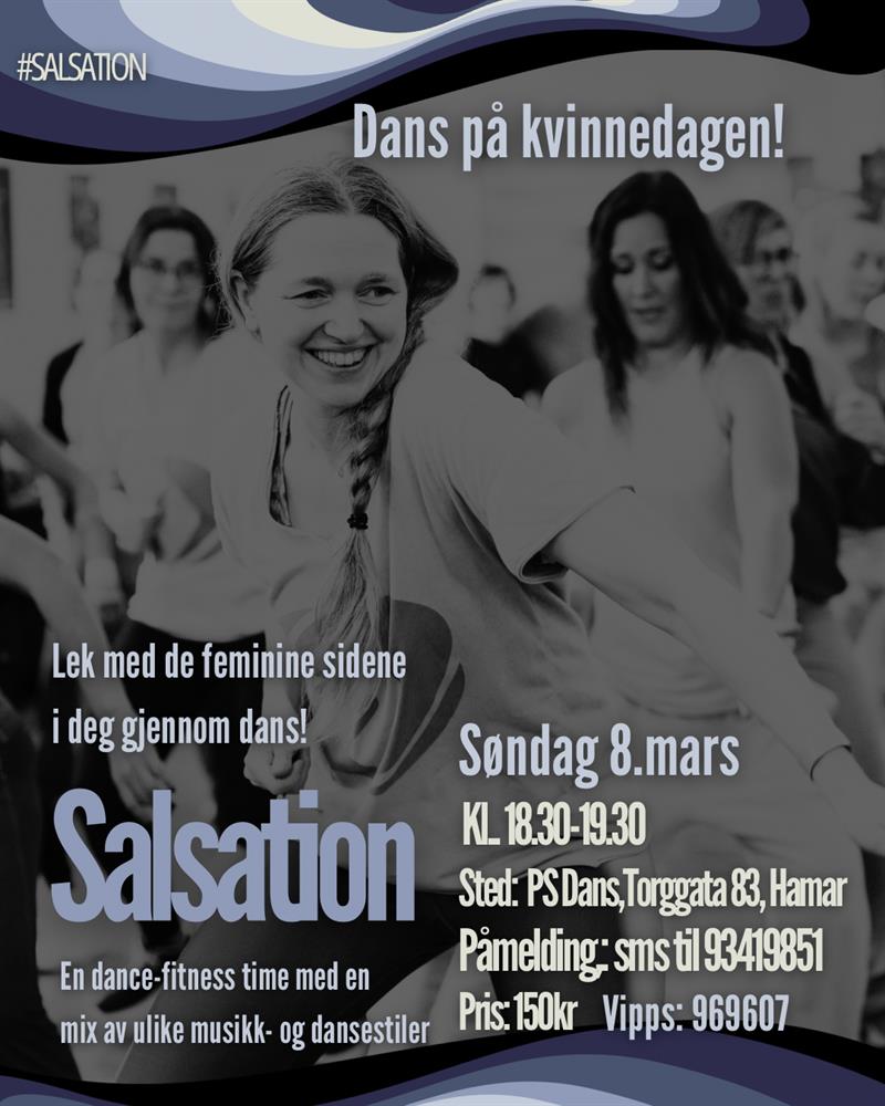 Plakat Salsation på kvinnedagen