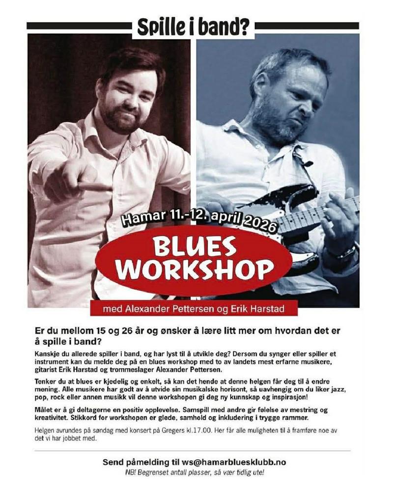Plakat BLUES WORKSHOP