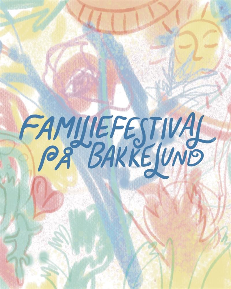 Plakat Familiedag på Bakkelund