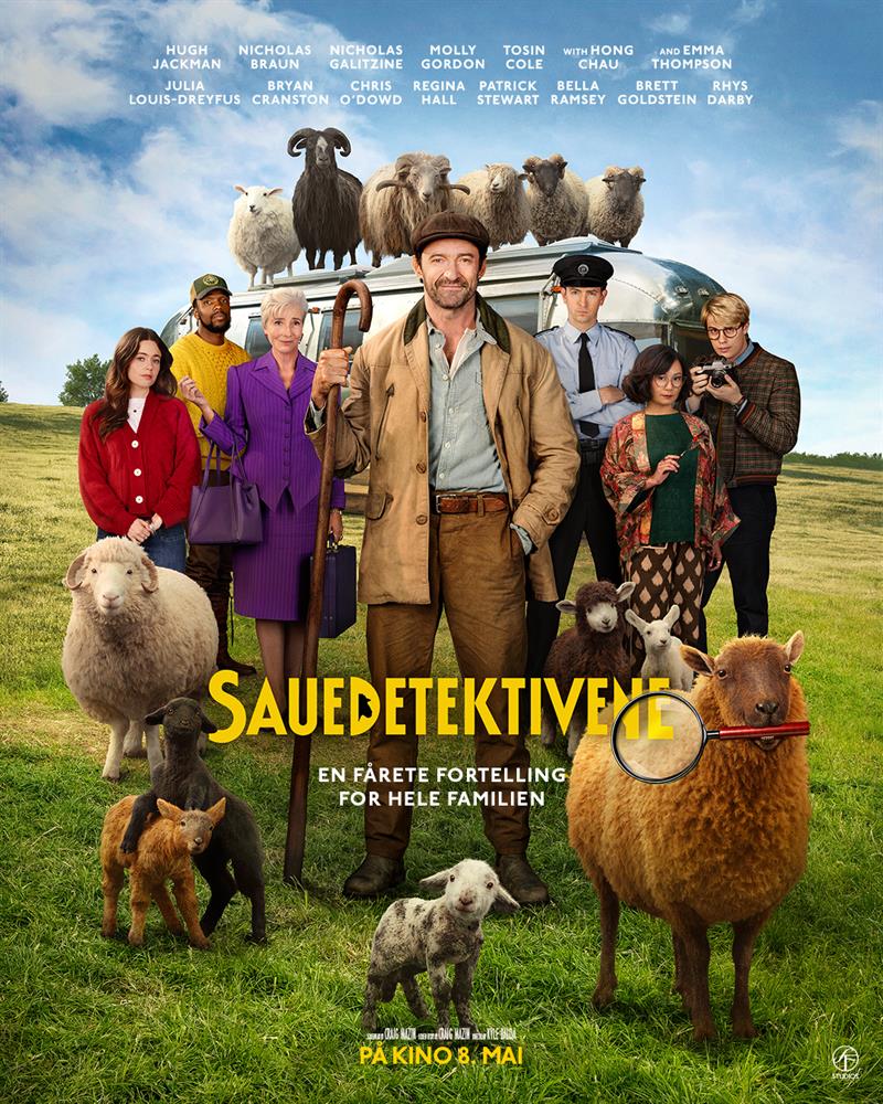 Plakat Løten kino: Sauedetektivene