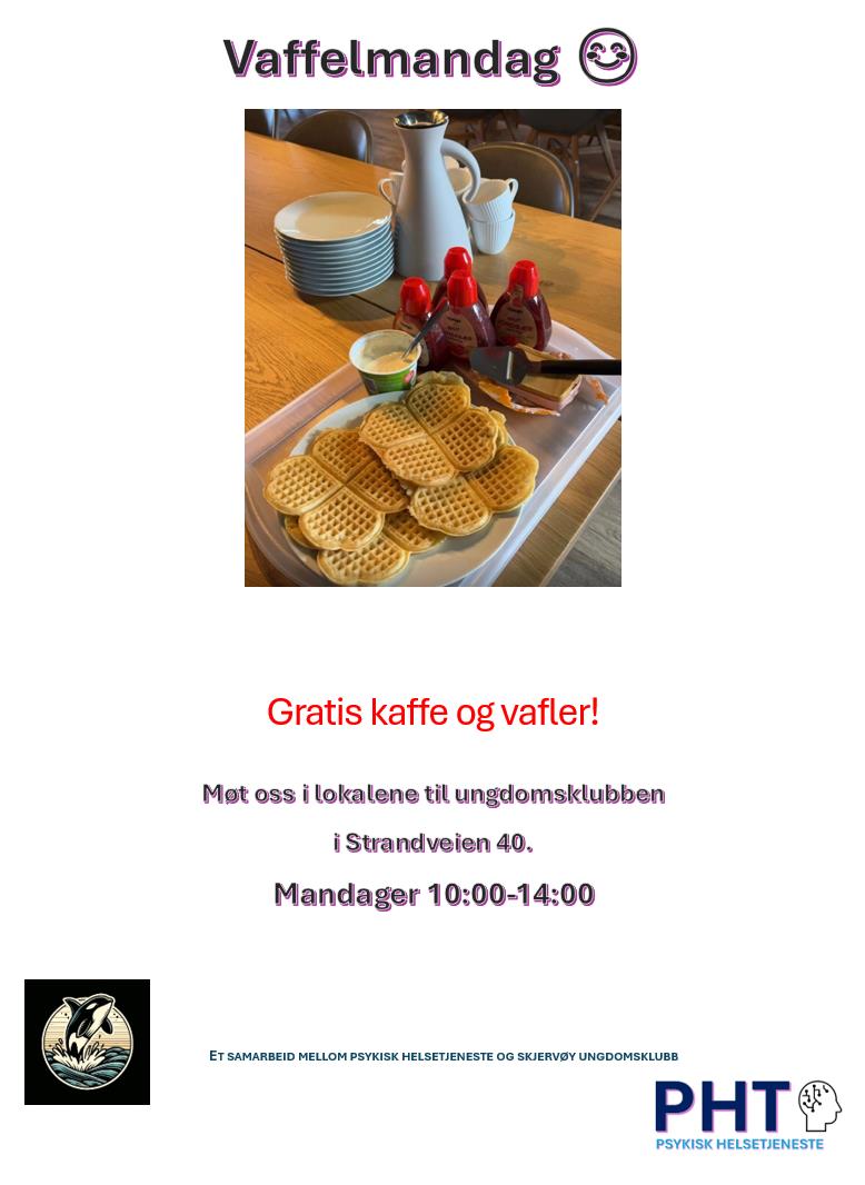 Plakat Vaffelmandag