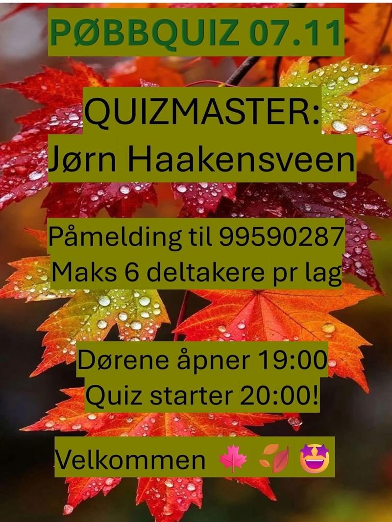 Plakat Julequiz
