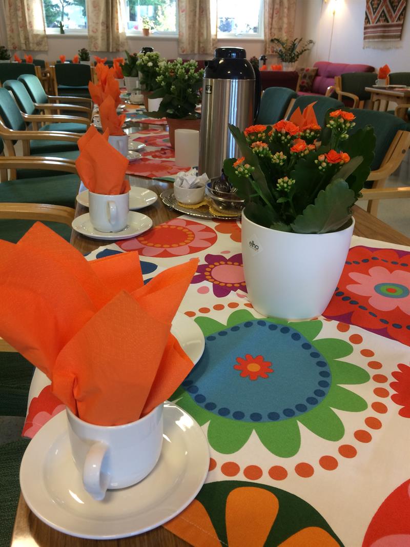 Plakat Hyggetreff på Hamar seniorsenter