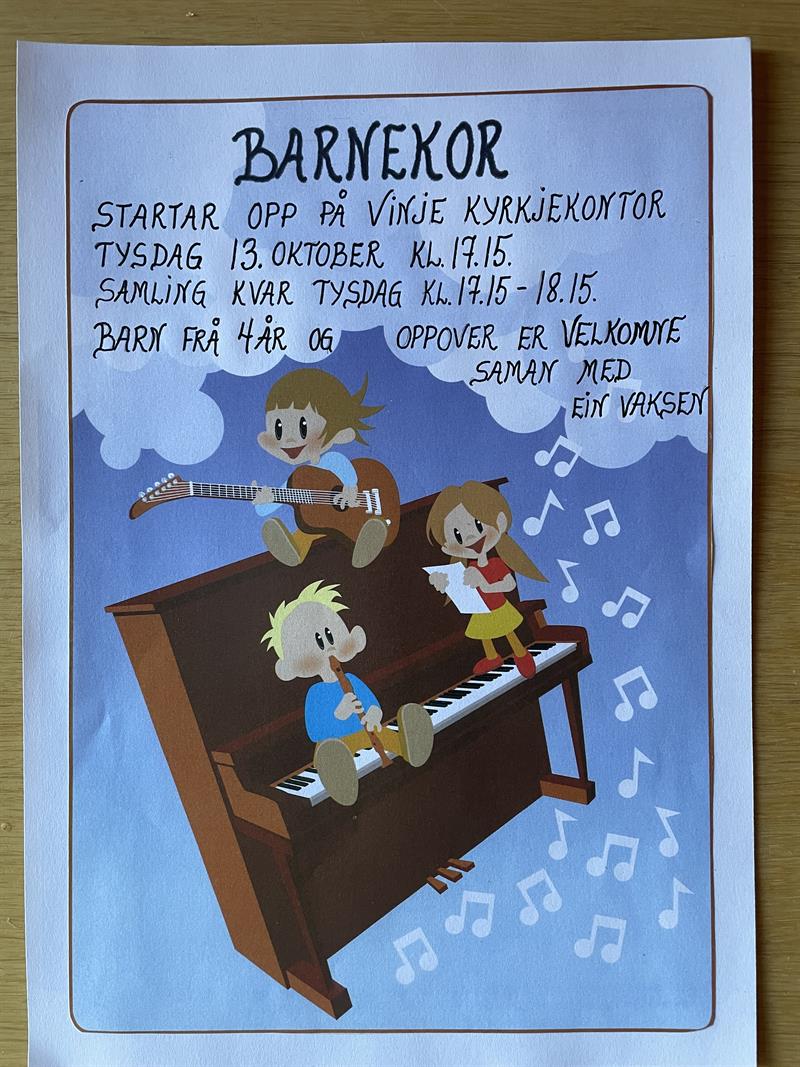 Barnekor - Vest-Telemark.no