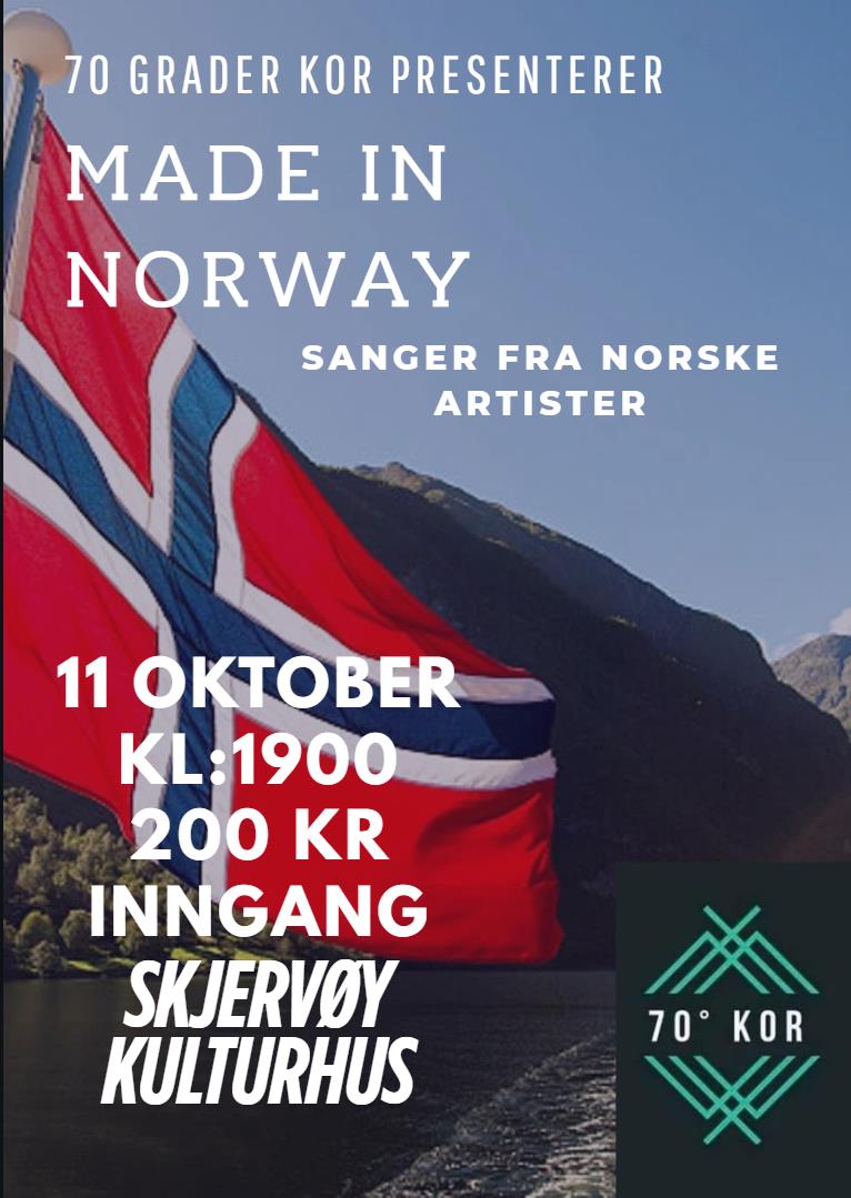 Plakat Made in Norway