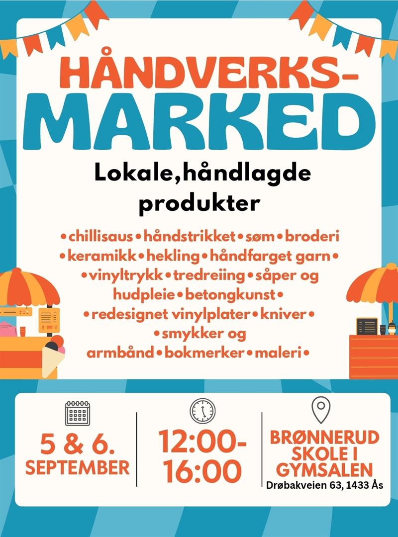 Plakat Håndverksmarked
