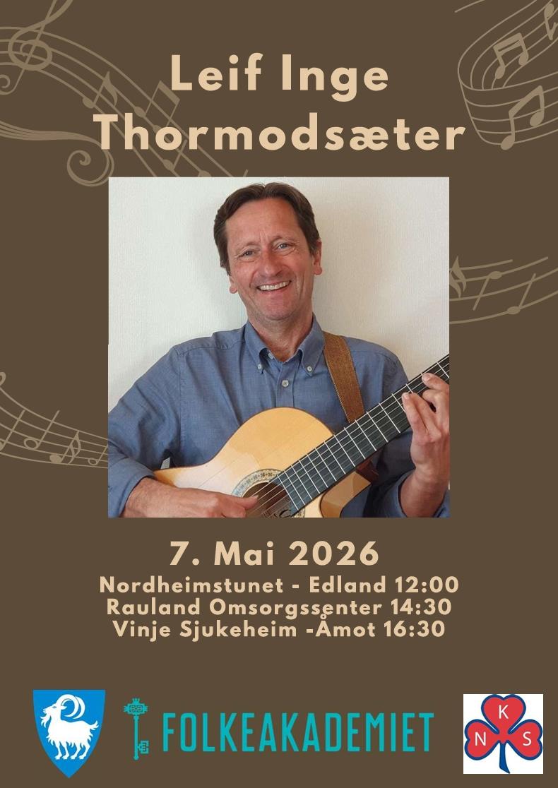 Konsert med Leif Inge Thormodsæter - Vest-Telemark.no