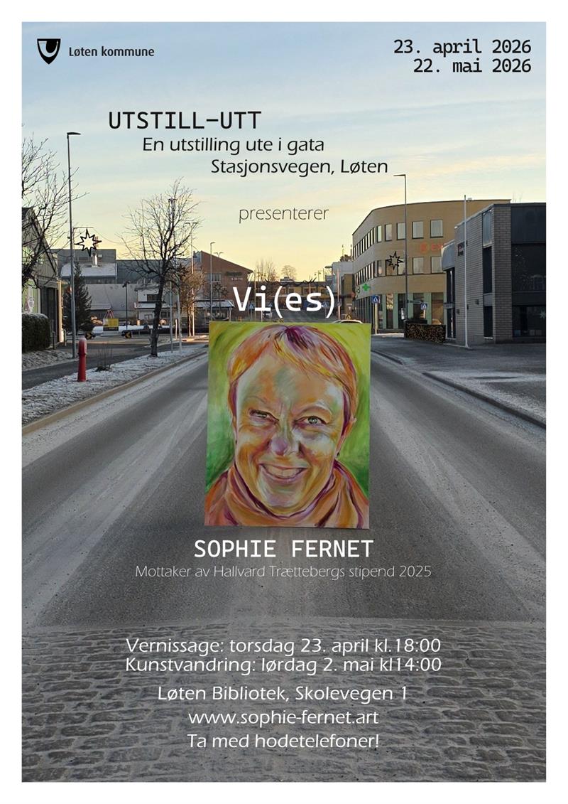 Plakat UTSTILL-UTT / Vi(es)