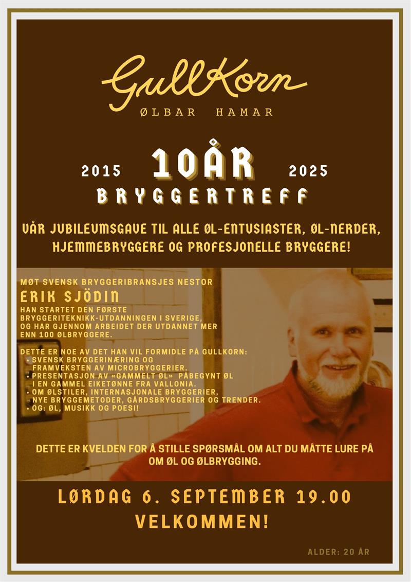 Plakat Bryggertreff