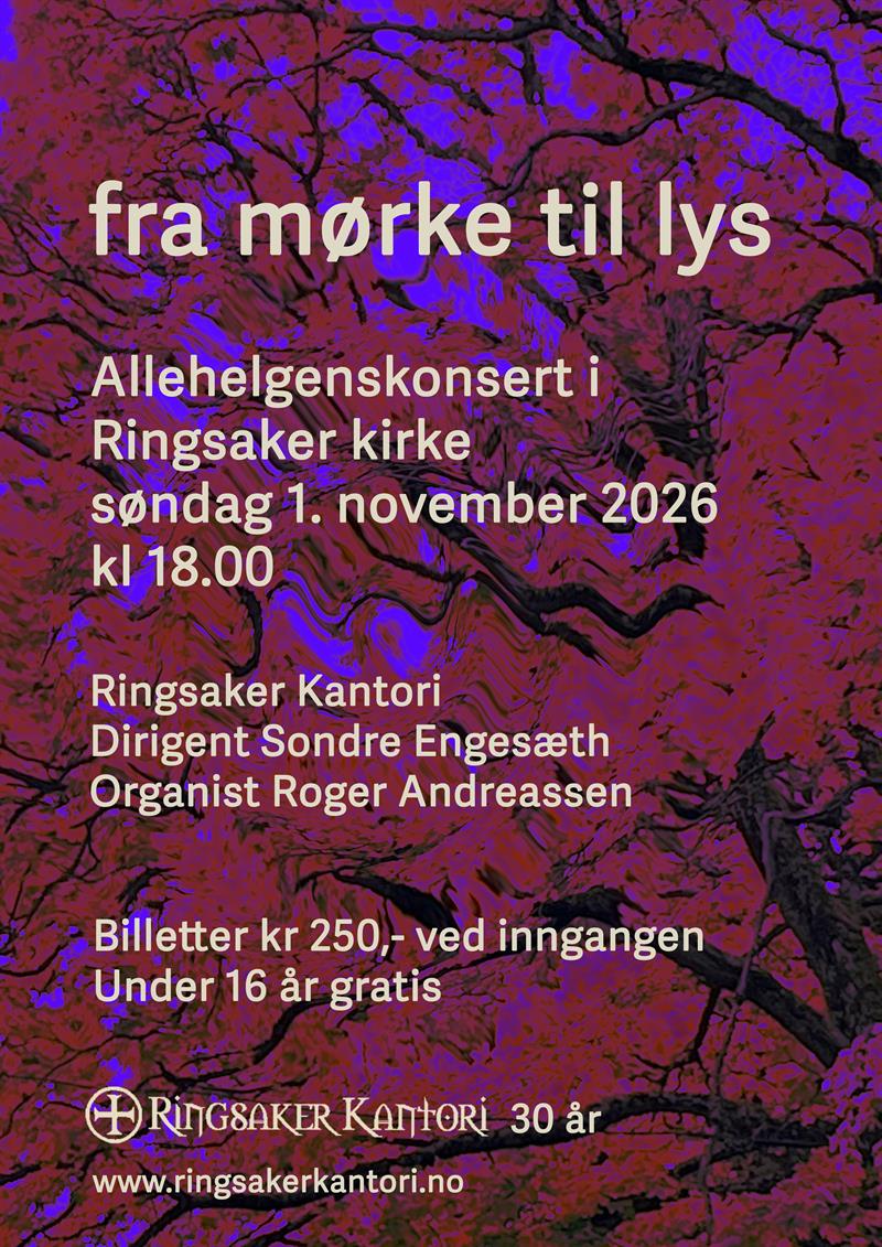 Plakat Allehelgenskonsert - 