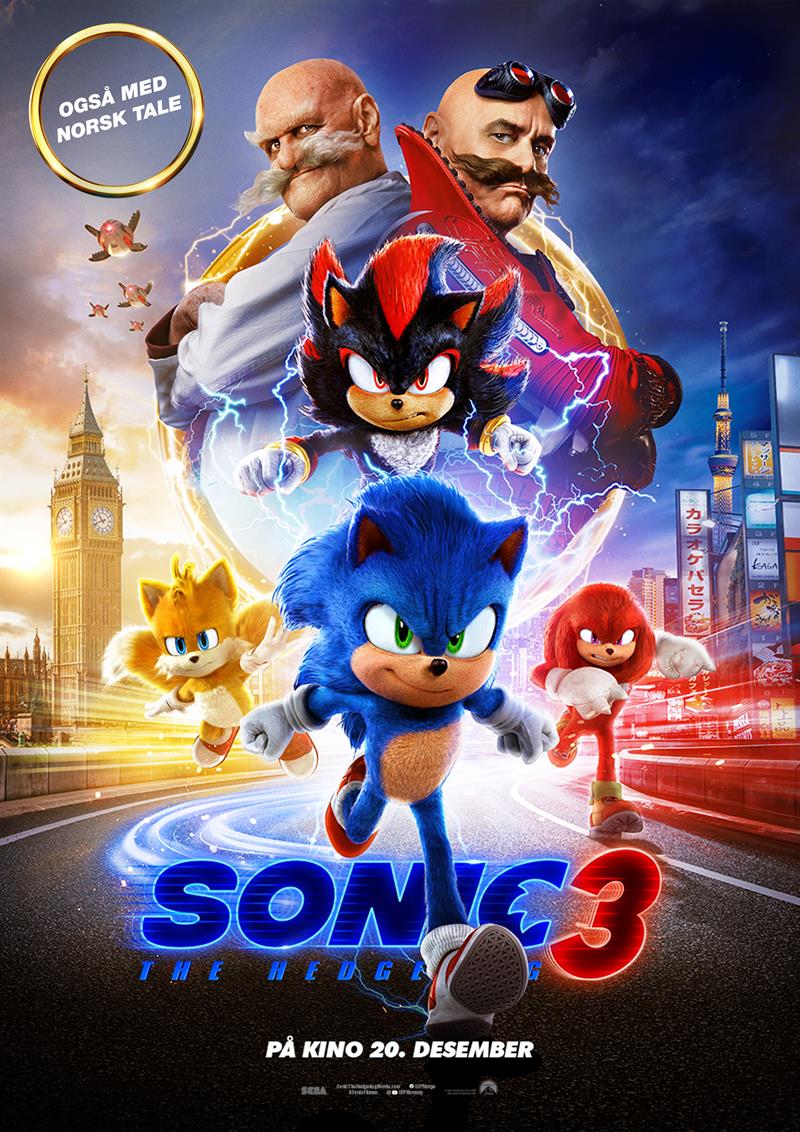 Plakat Sonic The Hedgehog 3