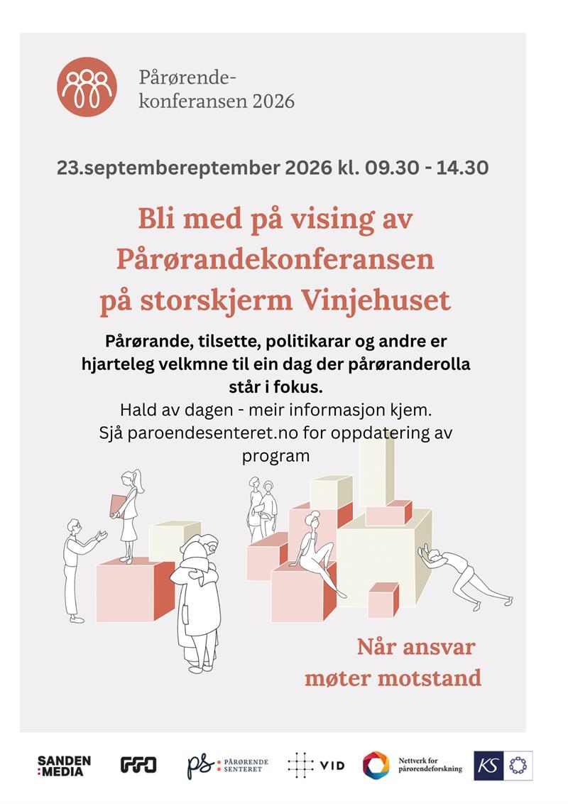Pårørandekonferansen 2026 - Vest-Telemark.no