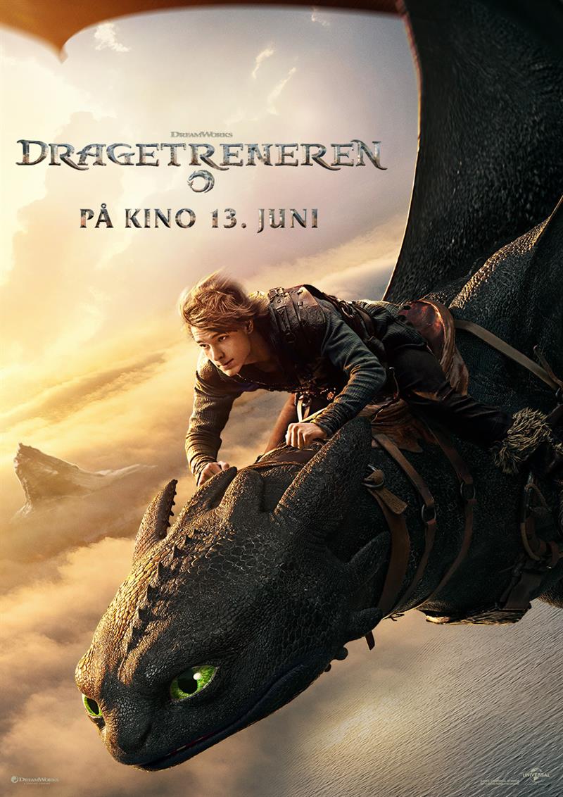 Plakat Dragetreneren (2D, Norsk tale, Norsk tekst)