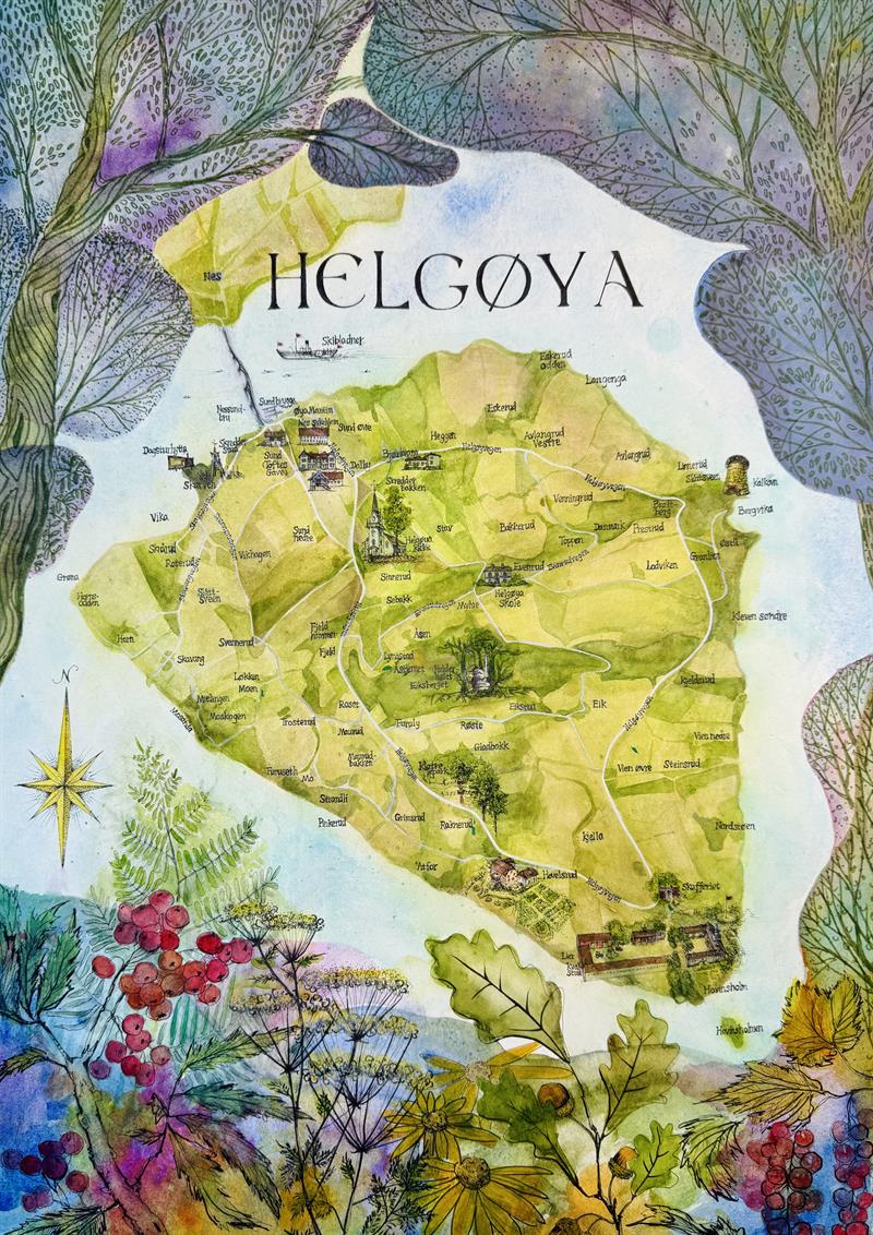 Plakat Helgøya Fortellerfestival 2025