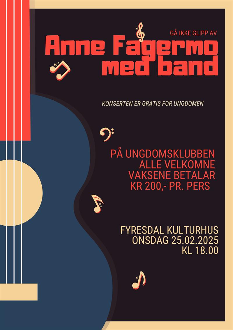 Konsert med Anne Fagermo