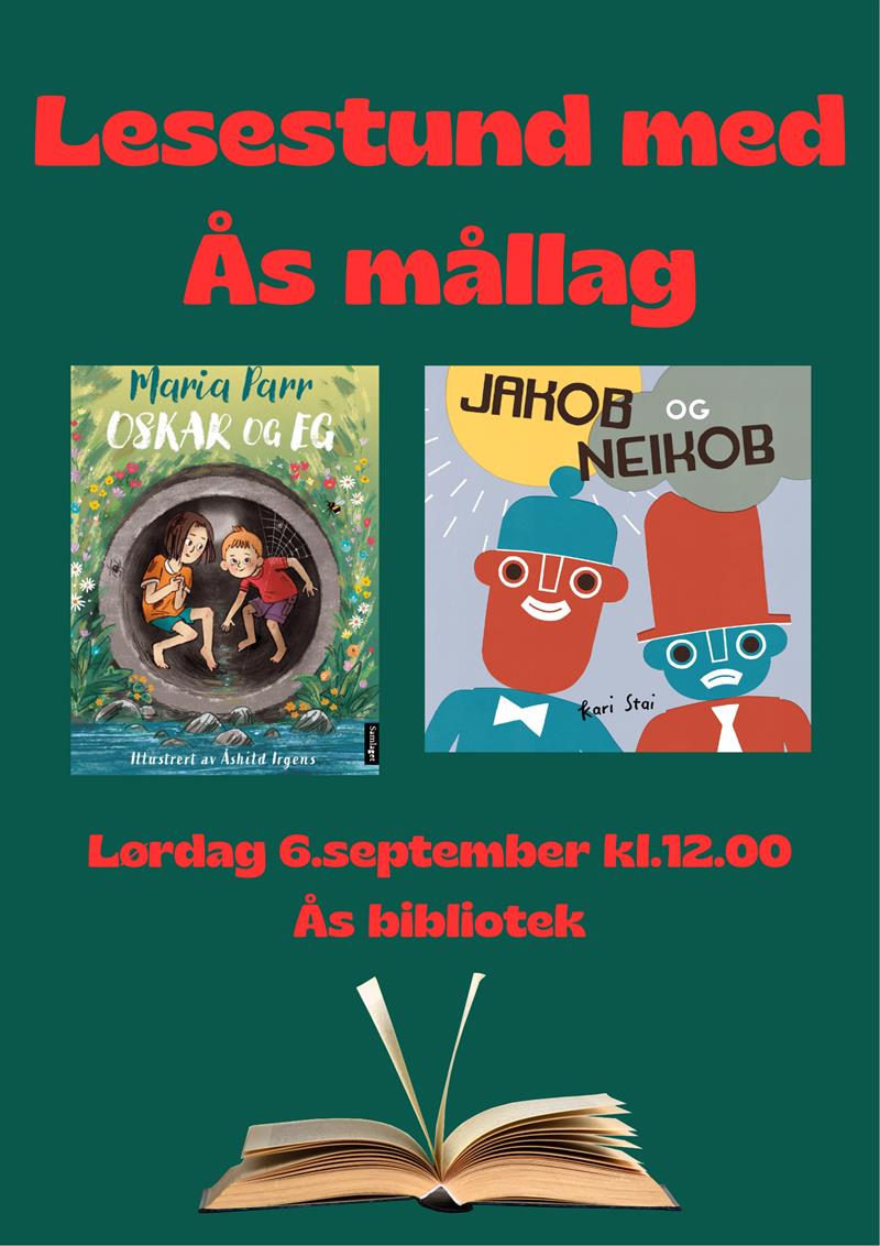 Plakat Lesestund med Ås mållag