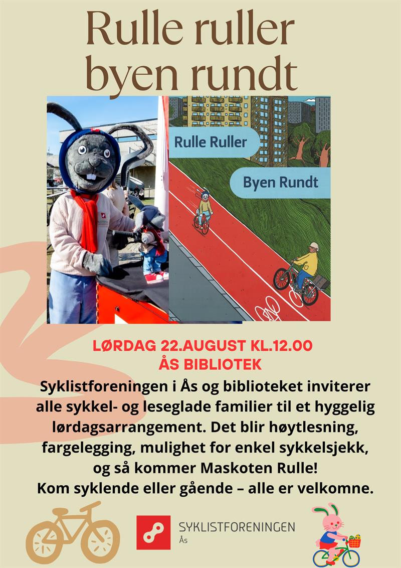 Plakat Rulle ruller byen rundt