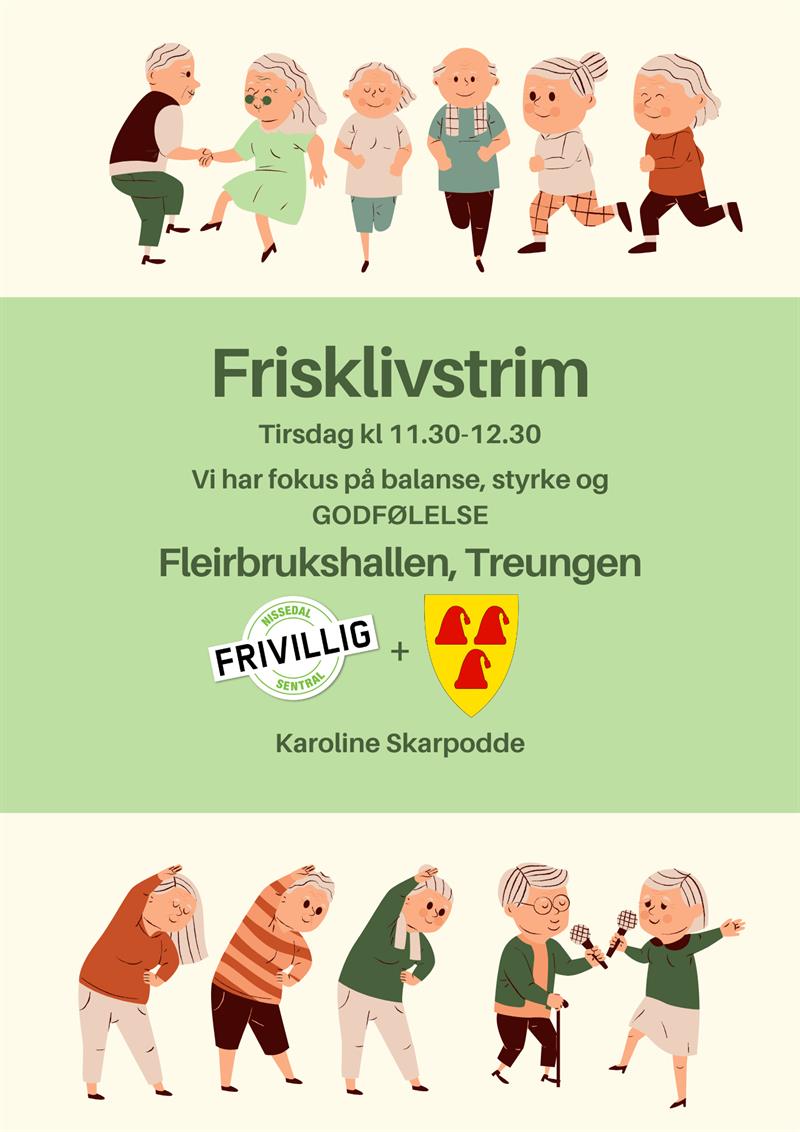 Frisklivstrim i fleirbrukshallen - Vest-Telemark.no