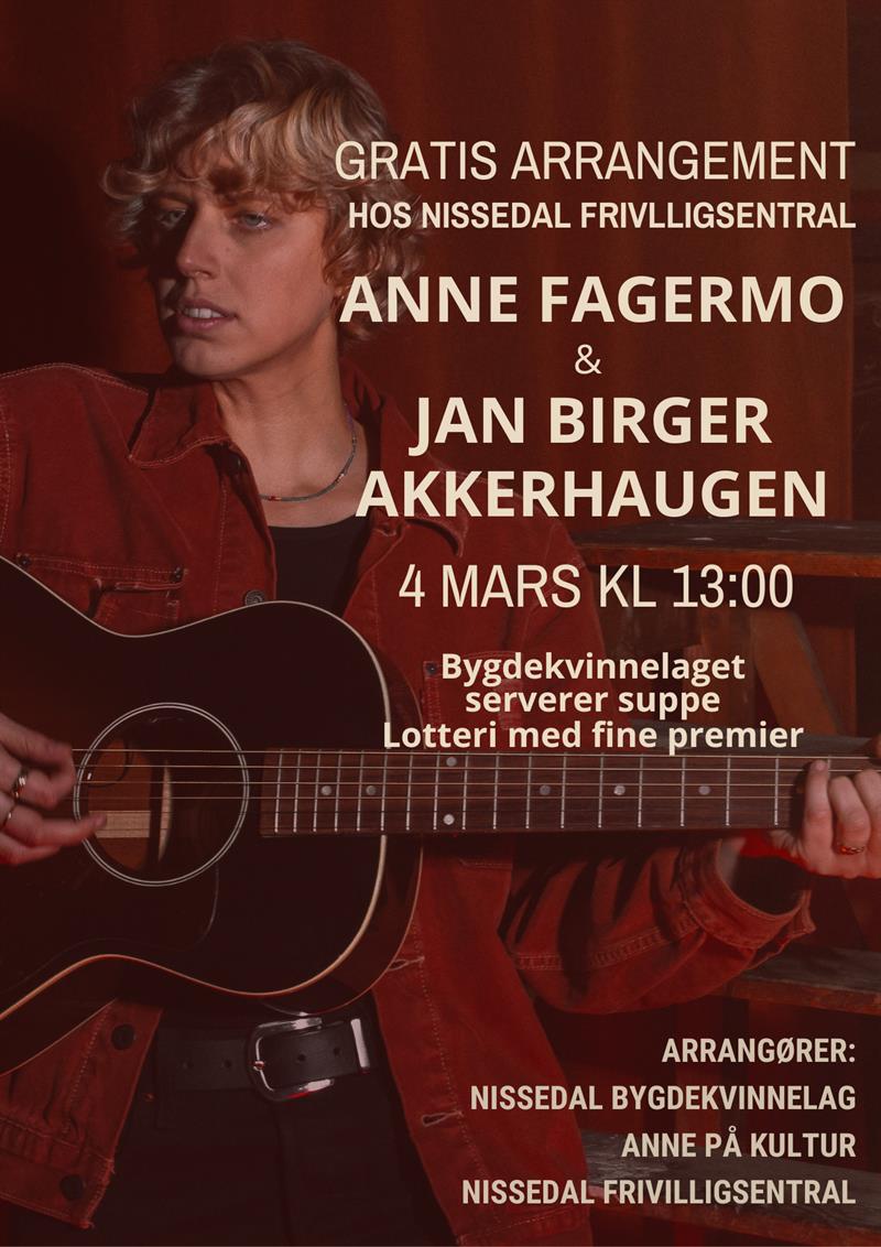 Konsert på frivilligsentralen i Treungen