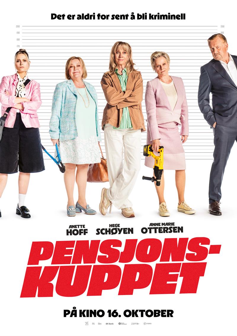 Plakat Løten kino: Pensjonskuppet