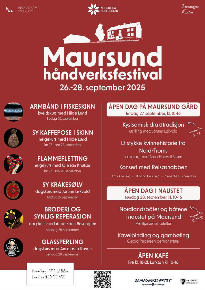 Plakat Maursund Håndverksfestival
