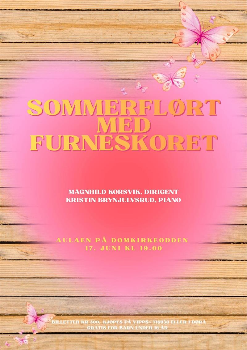 Plakat Sommerflørt med Furneskoret