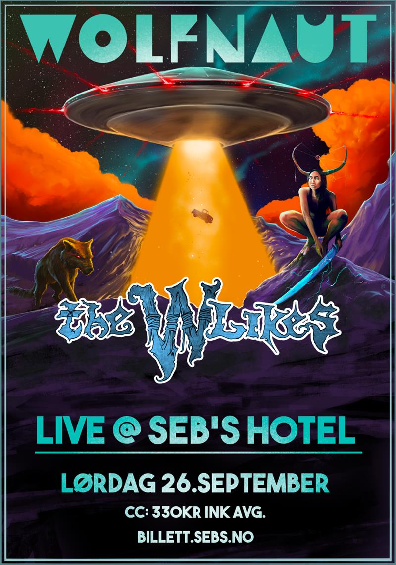 Plakat The W Likes + Wolfnaut live @ Seb's Hotel