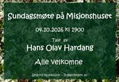 Sundagsmøte på Misjonshuset i Seljord