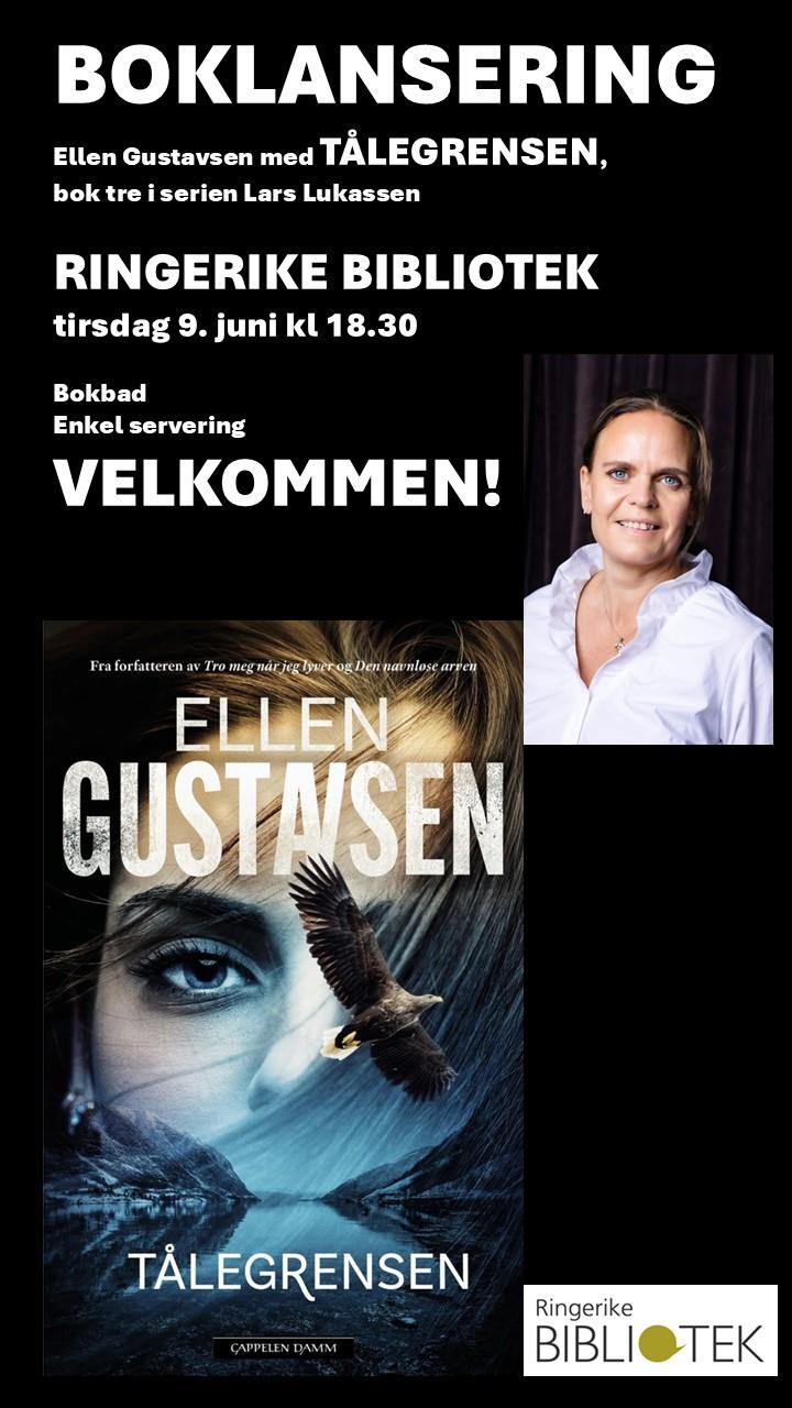 Boklansering Tålegrensen - Ellen Gustavsens tredje krimroman