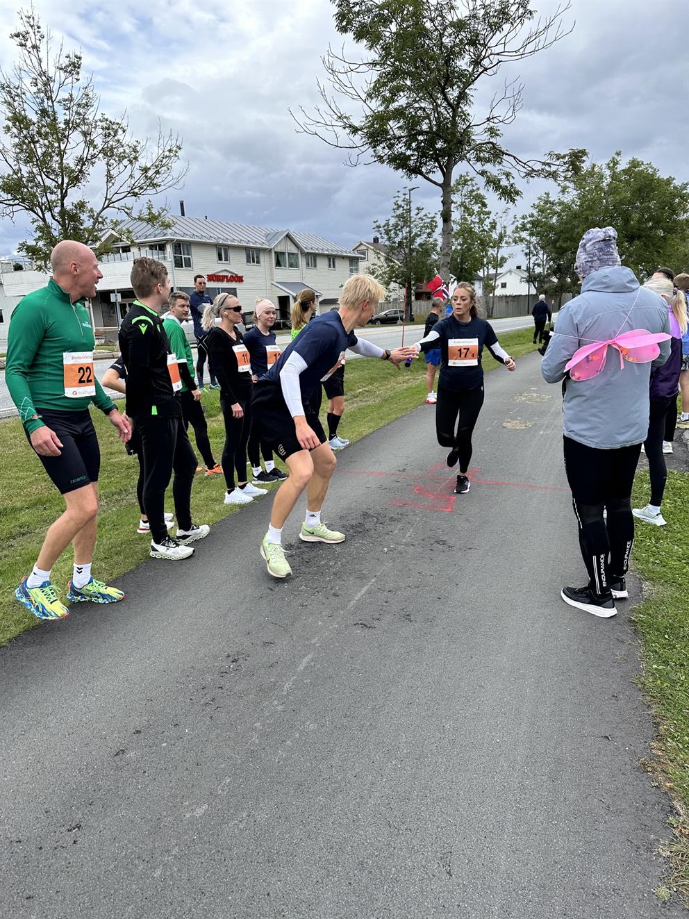 Samarbeid og glede er to stikkord for Bodøstafetten.