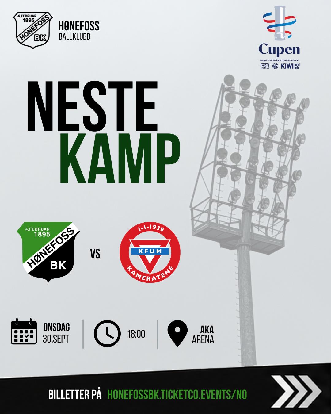 Fotballkamp Hønefoss - KFUM | NM herrer