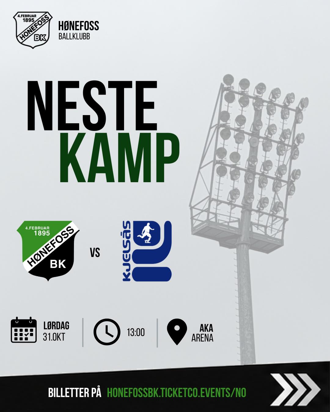 Fotballkamp Hønefoss - Kjelsås | 2.div