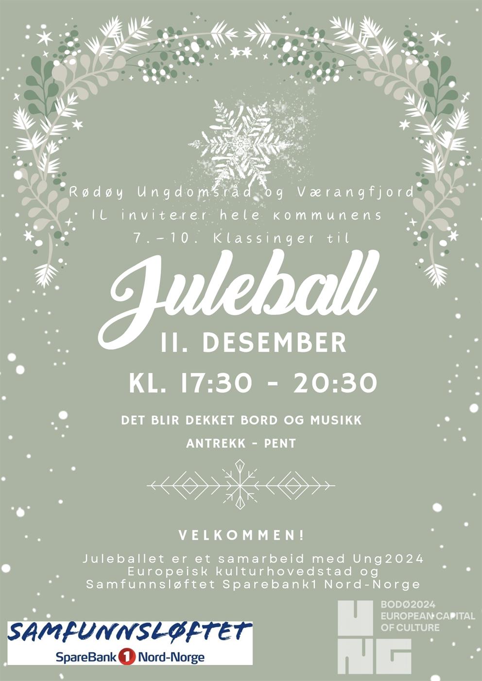 Invitasjon til Juleball