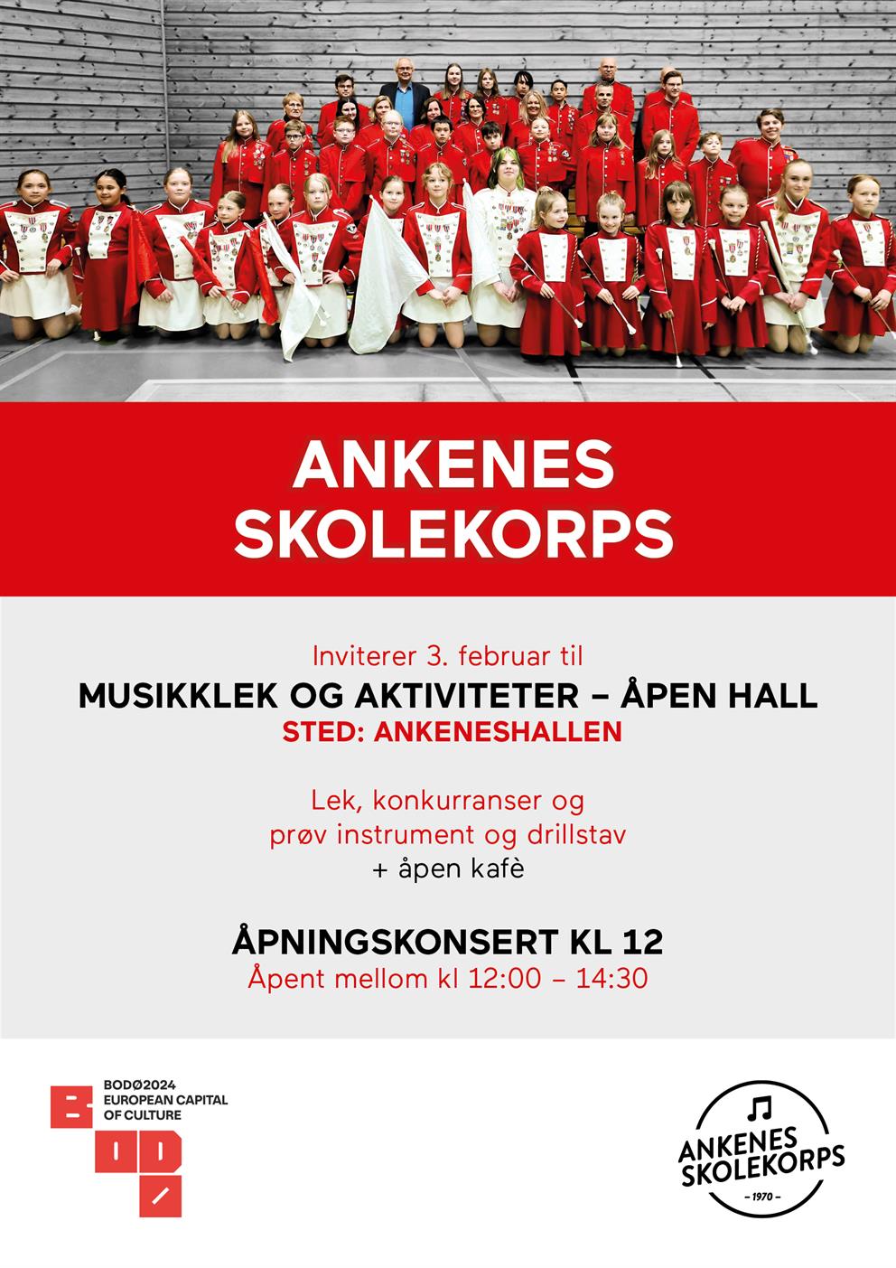 Vi inviterer til Ankeneshallen i Narvik