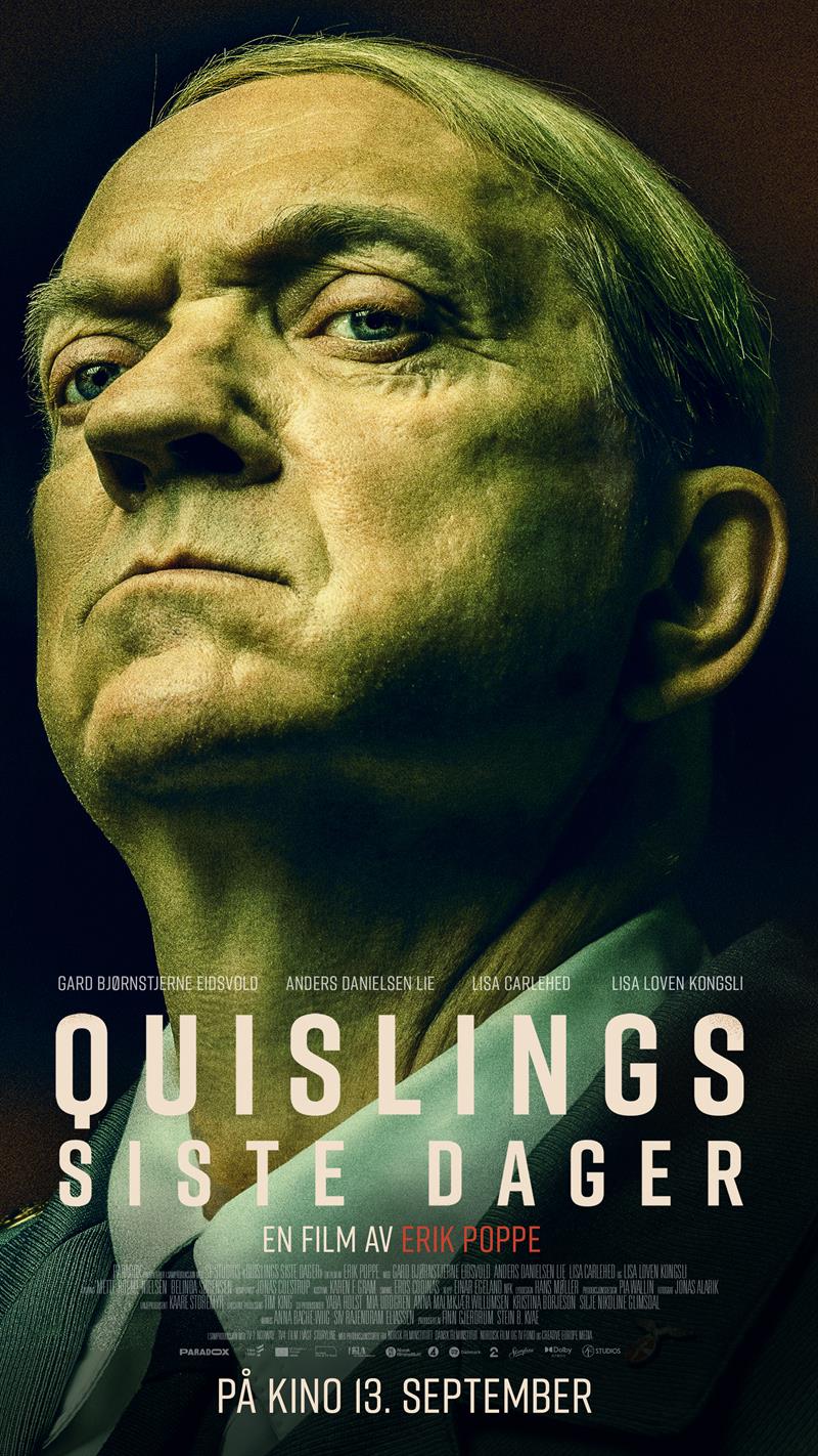 Plakat Kulturdagene i Ås // Seniorkino // Quislings siste dager