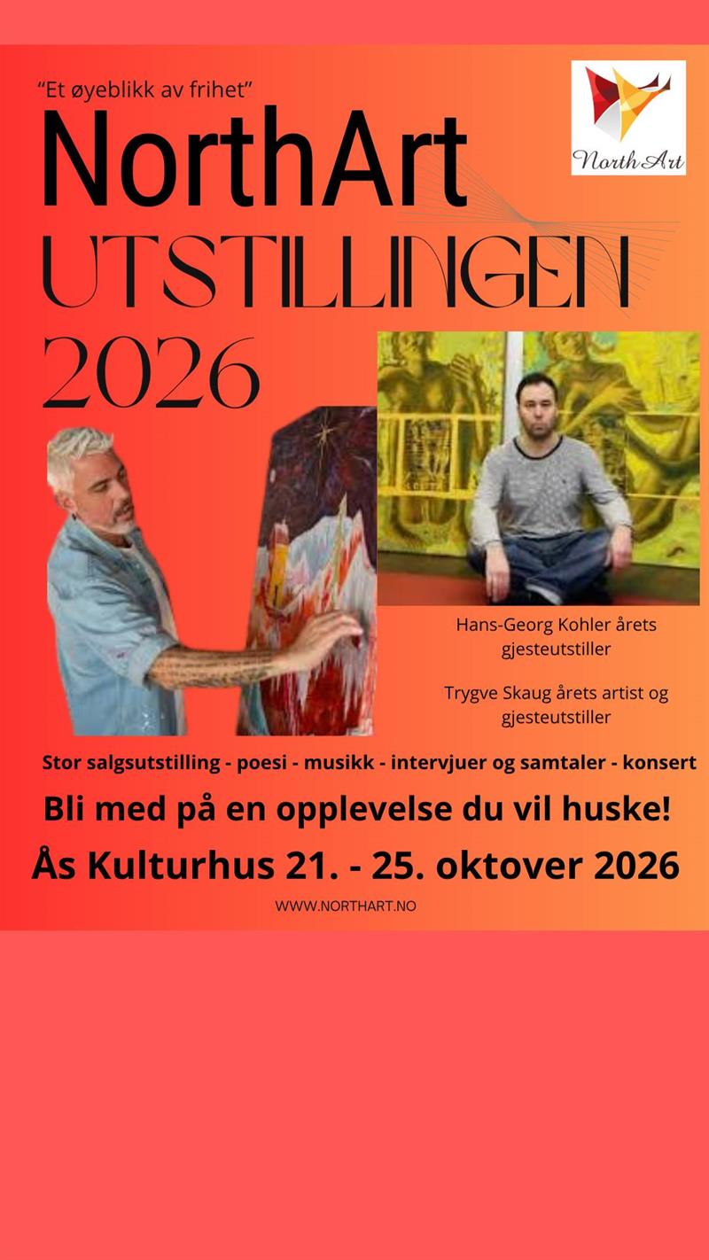 Plakat North Art Utstillingen 2026