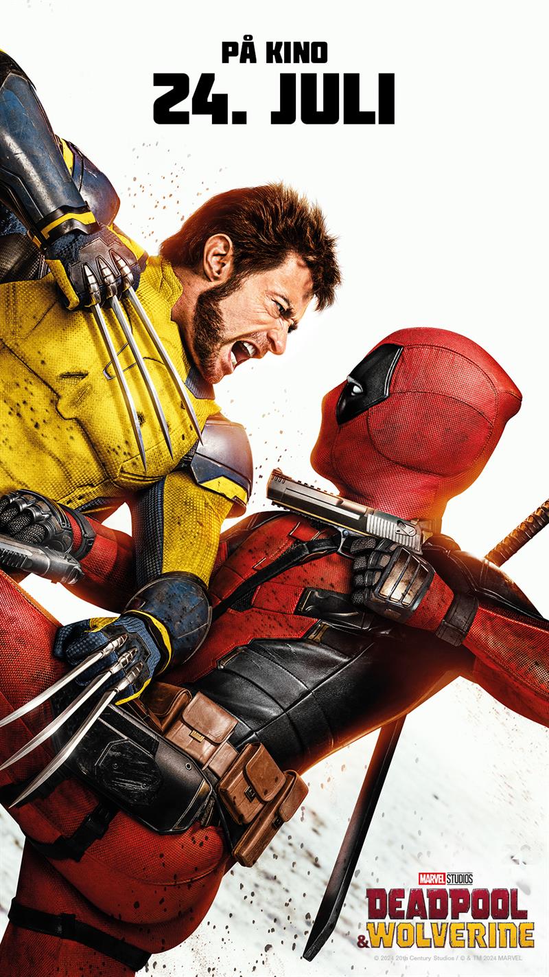 Plakat Deadpool & Wolverine (2D, Original tale, Norsk tekst)