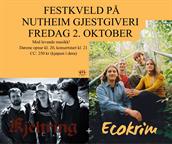 Festkveld på Nutheim med levande musikk!