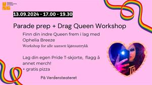 Drag Queen Workshop og pride prep