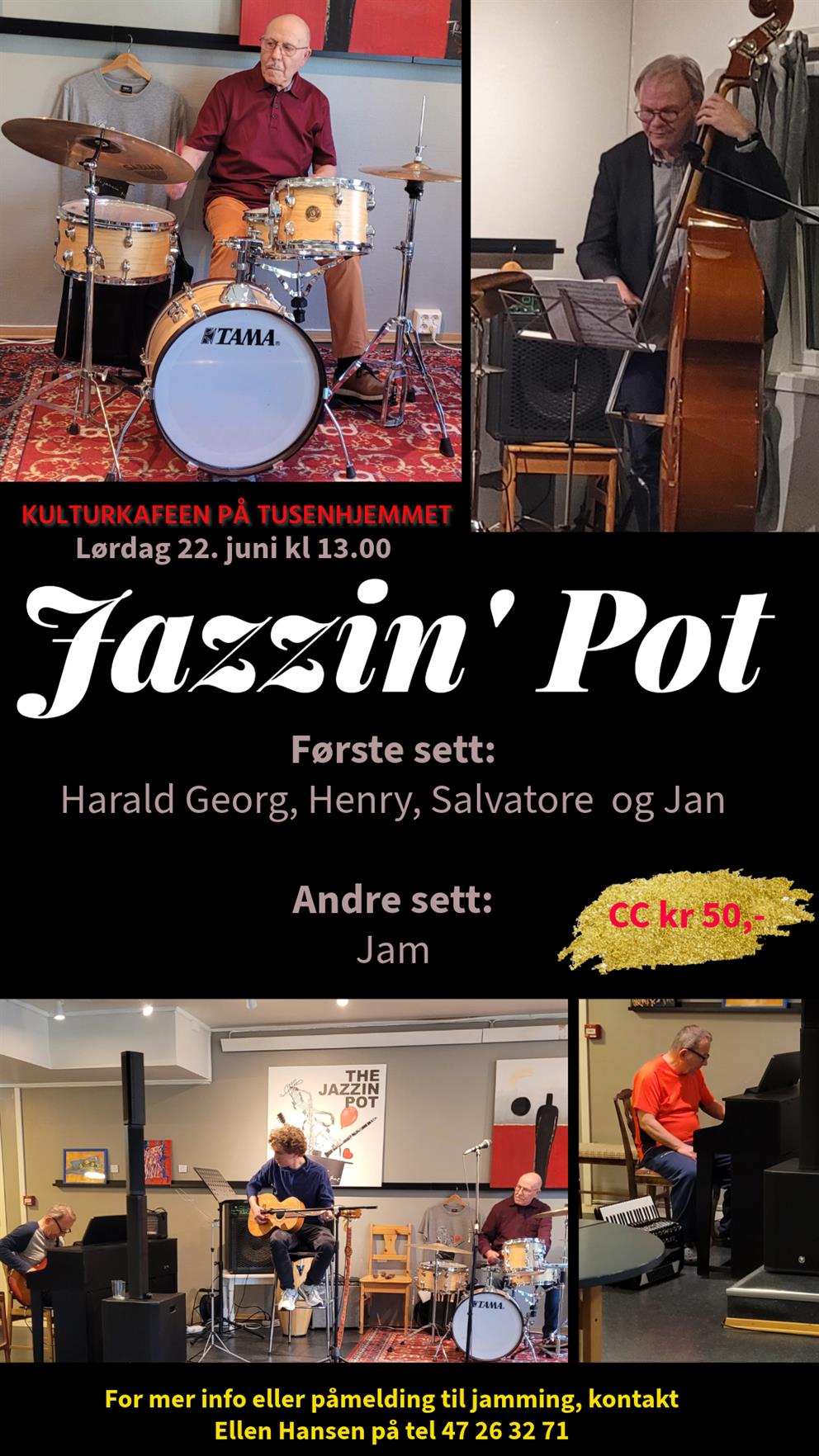 Jazzin`Pot på Tusenhjemmet