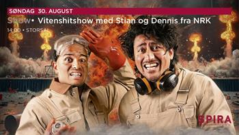 Vitenshitshow med Stian og Dennis fra NRK