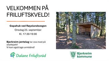 Friluftskveld - Bjerkreim
