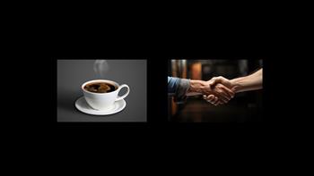 Kaffeprat på biblioteket