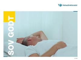 SOV GODT KURS. Ein mogleg veg ut av søvnproblem