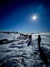 Fullmånetur på truger til Solbjørfjell