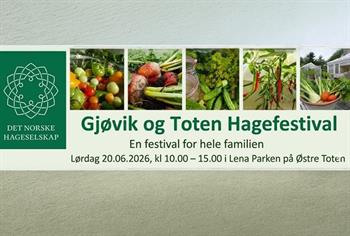 Gjøvik og Toten Hagefestival 2026