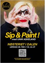 Sip & Paint med Unni Askeland