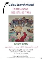 Utstilling av broderi og malerier