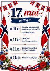 17. Mai på Vinjar
